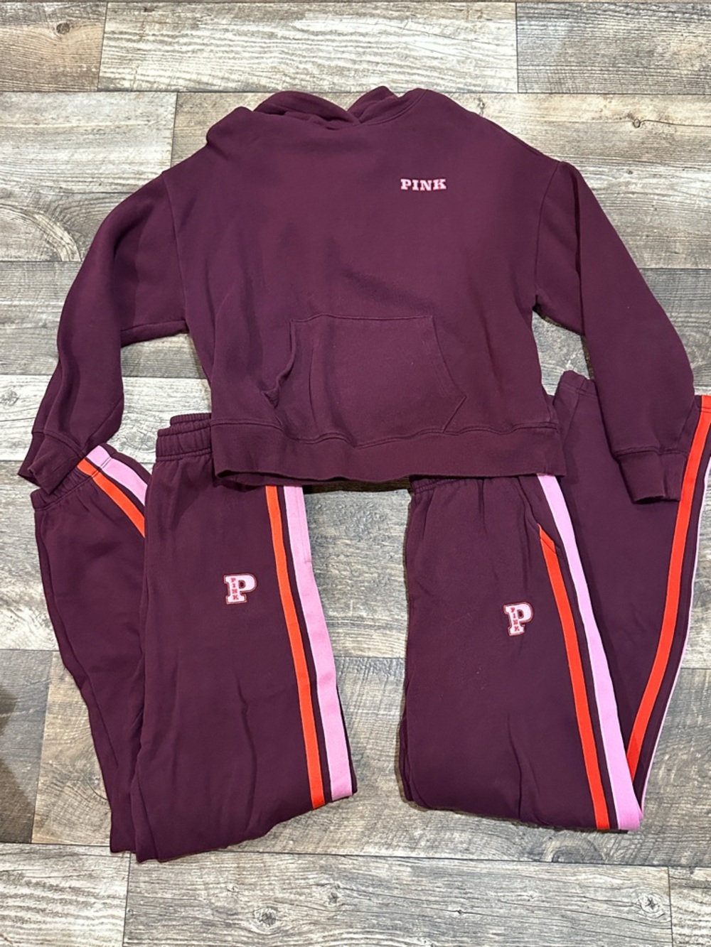 VS PINK  3 Piece Fleece Sweat Set